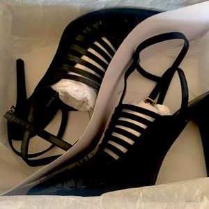 Stripped Nine West Heels